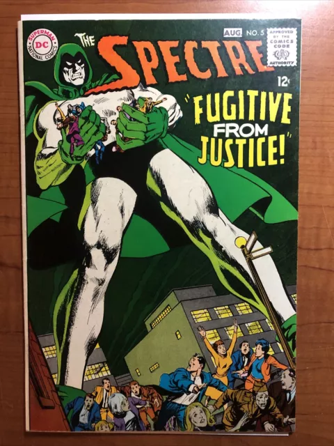 Spectre #5 VF Neal Adams! 7.5/8.0 Glossy Silver Age 1968