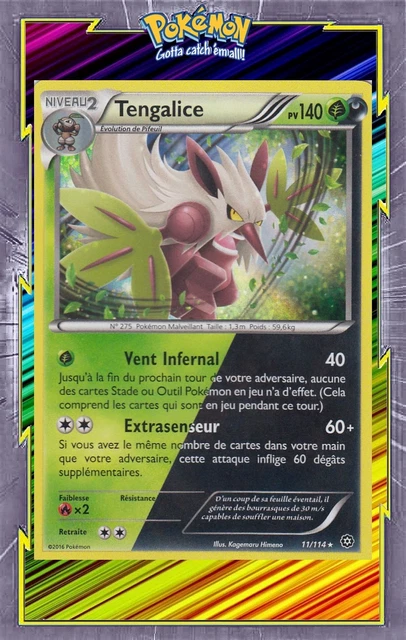 Tengalice Holo-XY11:Steam Offensive-11/114 - New French Pokemon Card