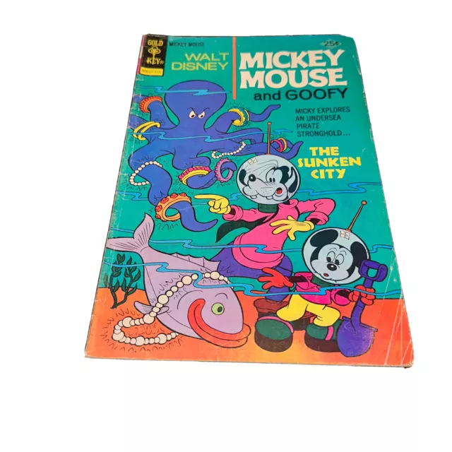 Walt Disney Comic Mickey Mouse And Goofy 1975 #159 Gold Key