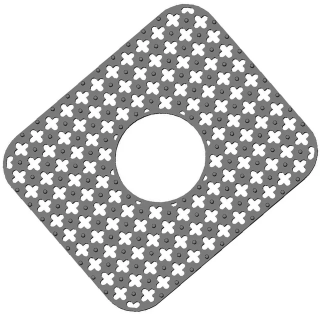 Tappetino lavabo tappetini a righe silicone lavandino tappetino vuoto