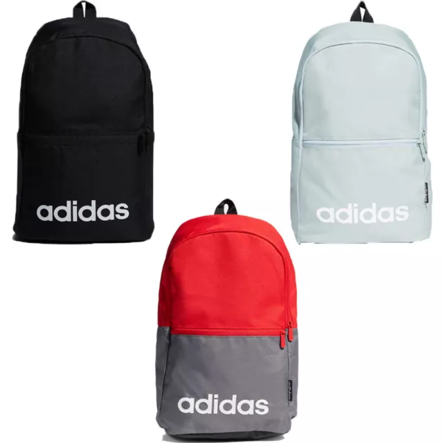 Adidas Linear Backpack Travel School Gym Training Sports Bag