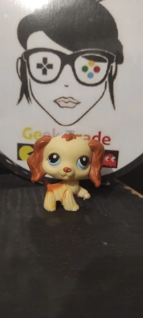 Littlest Pet Shop LPS #298 – Chien épagneul – Hasbro – Authentique Bon état
