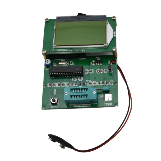 Multifunctional Resistor Capacitor Diode Inductor ESR Meter Component Tester Kit