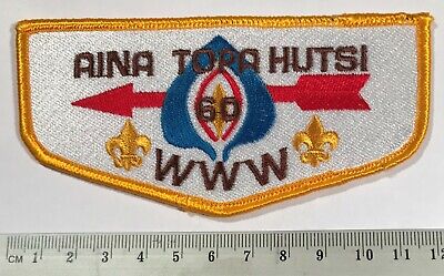 OA Lodge 60 Aina Topa Hutsi S24b Plastic Back Standard Texas Boy Scouts BSA