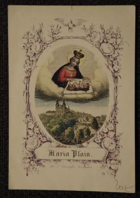 Andachtsbild   MARIA PLAIN   holy card  santino - Spitzenbild  canivet  #116