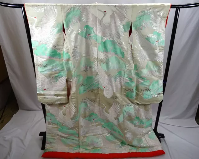 Japanese Kimono Uchikake  Wedding Pure Silk  japan　012