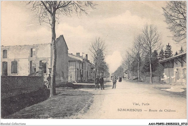 AAHP5-51-0365 - SOMMESOUS - Route de Châlons