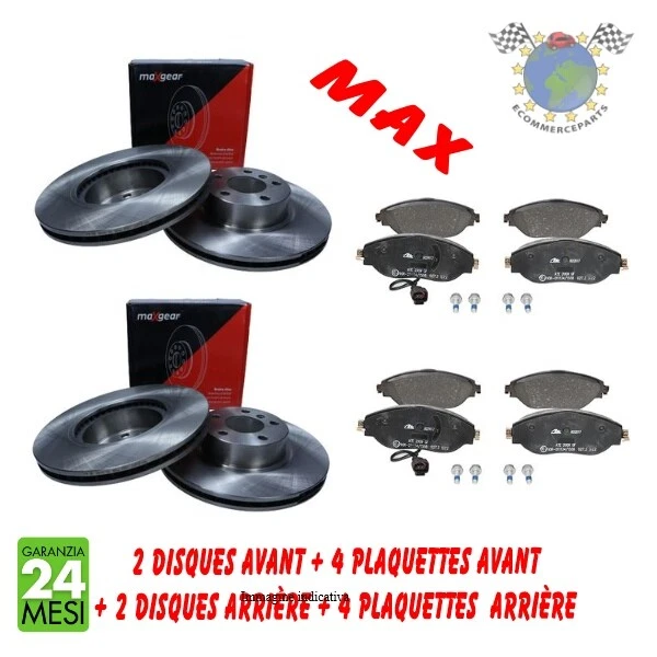 Kit Complet Disques Et Plaquettes De Frein ABS Pour Fiat Freemont - Neuf, Référence SuperKitDP18028