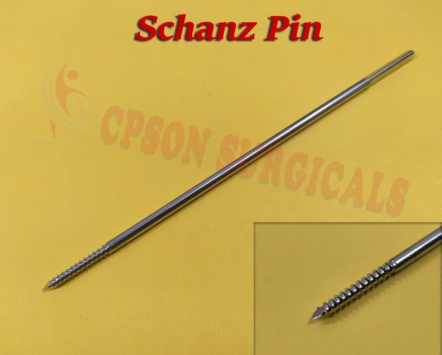 Schanz Pin Set of 50pcs Orthopedic Instruments Stainless Steel
