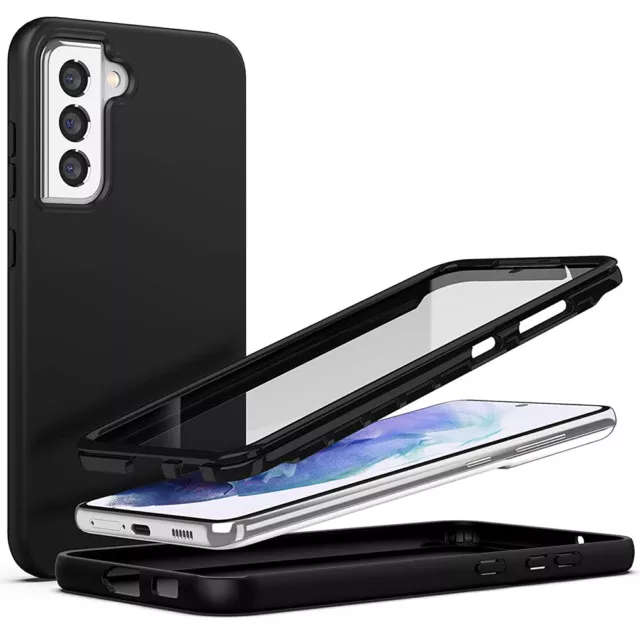 Coque Intégrale pour Samsung S21 FE S22 Ultra Protection 360 Avant + Arrière