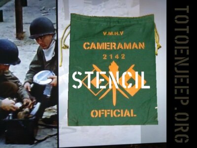 POCHOIR STENCIL MARQUAGE US CINEMA 1" .jeep willys dodge 