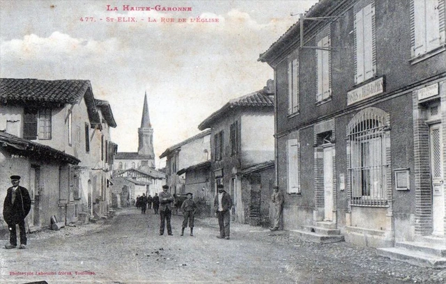 CPA 31 SAINT ELIX LA RUE DE L'EGLISE (cpa animée