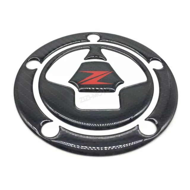 3D Carbon Fuel Gas Cap Sticker Protector For Kawasaki Versys 650/1000 Z750 Z1000