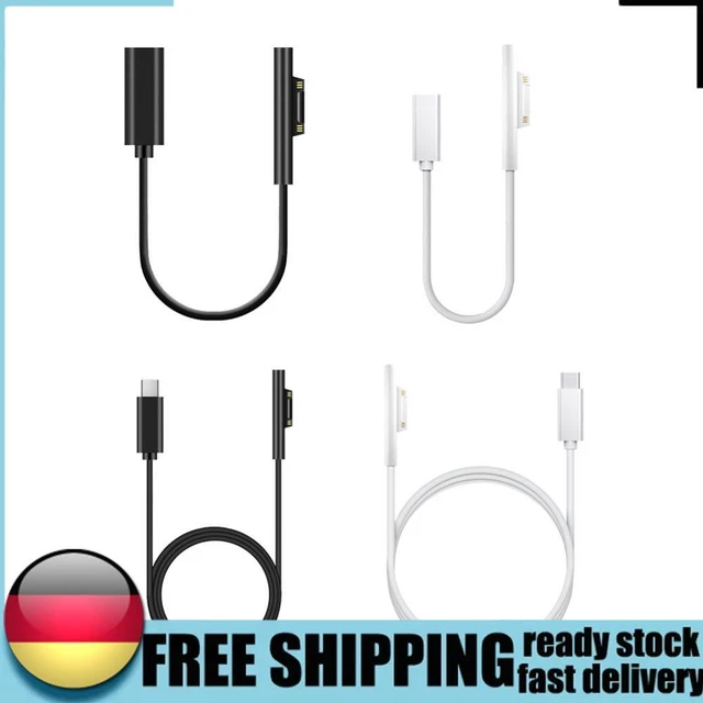 Cavo di Ricarica DC 6,0 X 3,7 Mm a USB C, Cavo DC 6,0 X 3,7 Mm Femmina a USB C Maschio PD, Cavo Convertitore DC6037 a USB C da 100 W per Laptop