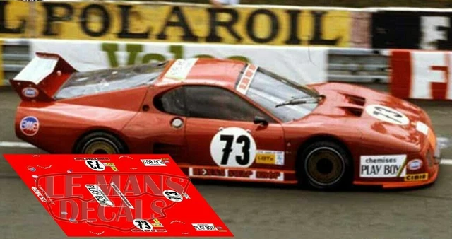 Miniature Ferrari 512BB #73 - 24H Du Mans 1982 - AMR - 1/43 - Made In France