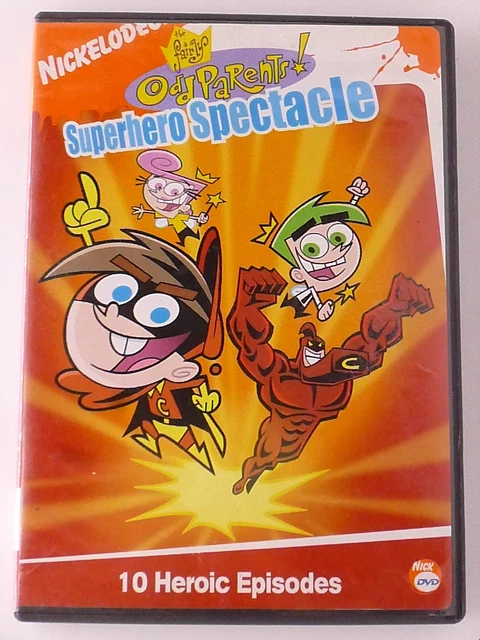 THE FAIRLY ODD Parents Superhero Spectacle DVD 10 Episodes J0319 the-fairly-odd-parents-superhero-spectacle-dvd-10-episodes-j0319