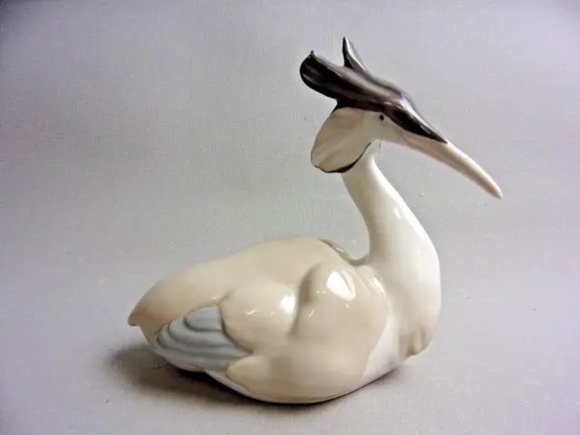 Sujet Oiseau Du Paradis Porcelaine De Saxe Xxeme Polychrome N°11008