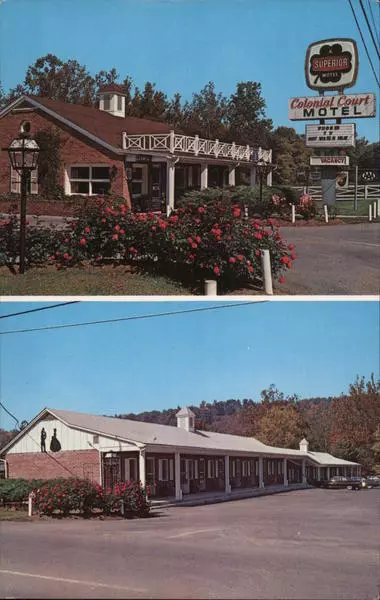 White Sulphur Springs,WV Colonial Court Motel Greenbrier County West Virginia