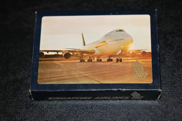 Singapore Airlines Jumbo 747B Vintage Playing Cards Sealed Deck 