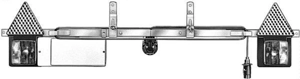 HELLA Fixation de feu 2XL 004 762-001 gauche, droit