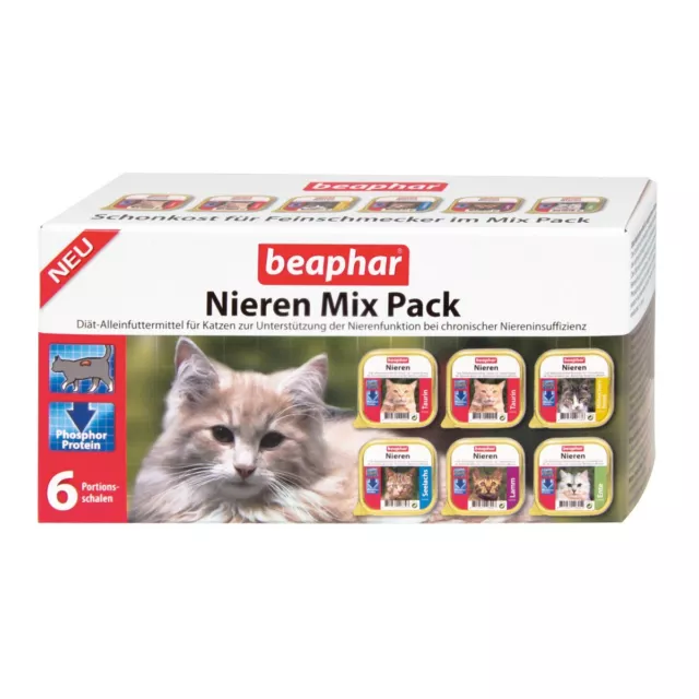 Beaphar Alimentation Du Rein Mélange Pack 600 G Nourriture pour Chat Niere Diät