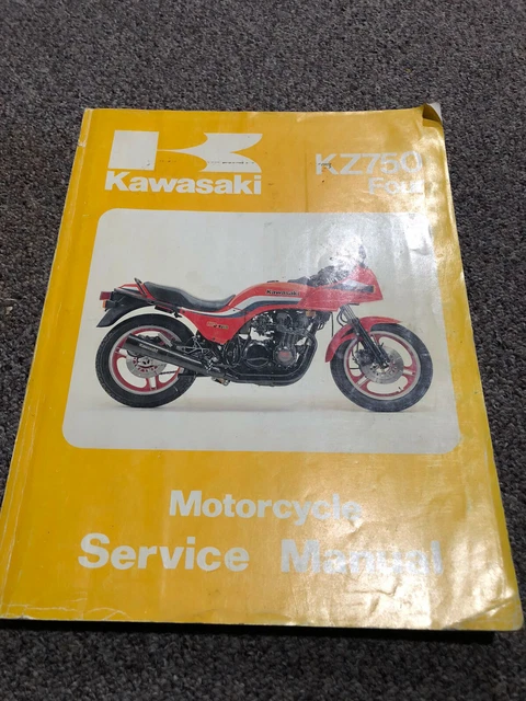 1980-1985 & 1988 Kawasaki KZ750 Four Service Manual 99924-1021-06