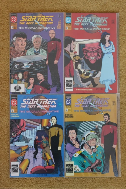 DC Comics Star Trek The Next Generation The Modala Imperative #1-4 Bagged Ex Con