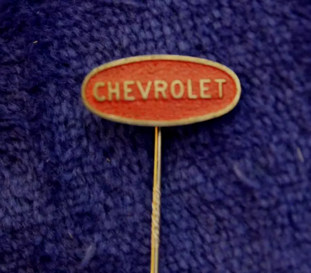 Vintage Chevy Bowtie Crest Lapel Pin Accessory Badge Logo BelAir Truck Impala GM