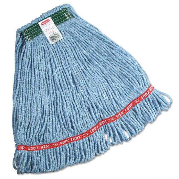 Rubbermaid FGC11206BL00 Swinger Mop, 1" Green Headband, Blue (Pack of 6)