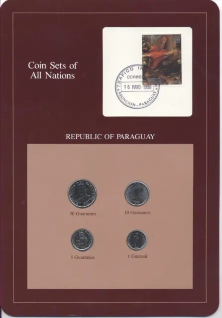 COIN SETS OF ALL NATIONS Complete REPUBLIC OF PARAGUAY