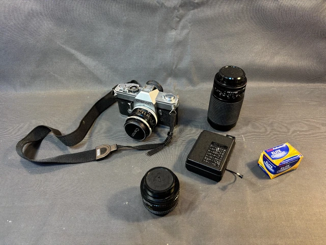 Appareil Photo Argentique Canon FT QL - 50mm F/1.8 - Avec Mallette - Occasion