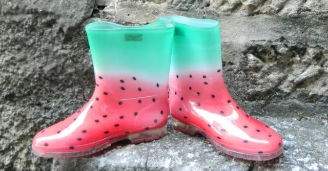 VINTAGE SEED Heritage Watermelon Raear Glam Gum Boots