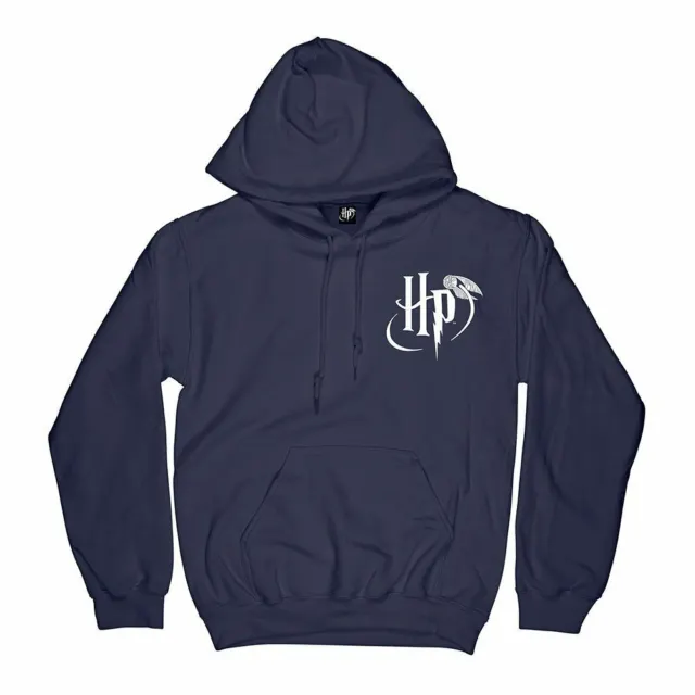 Women's Harry Potter Logo Navy Hoodie