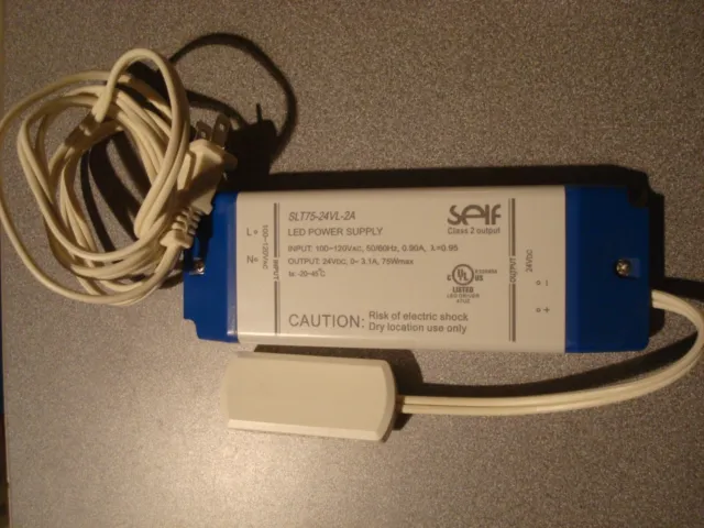Saif ~ Led Power Supply Model: Slt40-24Vl-Un-A *Tested*