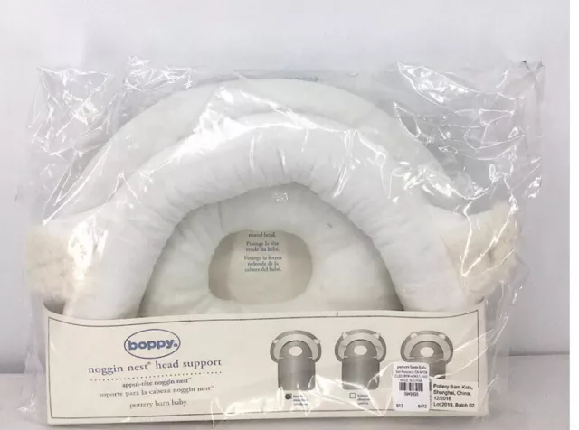 Pottery Barn Baby Boppy Lamb Noggin Nest Head Support - NWT  bin C2