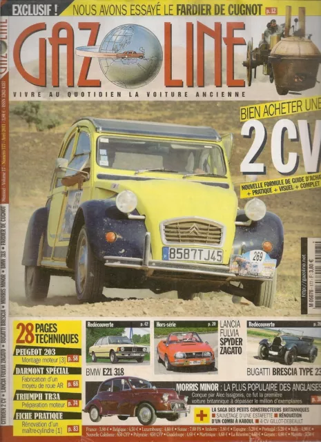 Gazoline 177 Guide D'achat Citroen 2Cv Lancia Fulvia Spyder Zagato Bugatti 23