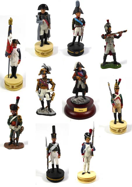 Lot De Soldats De Plomb 1er Empire Napoléon - À Peindre - Occasion - Pour Figurinistes Et Collectionneurs