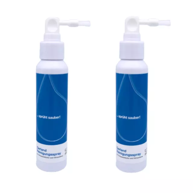 2x Gerland Reinigungsspray (2x100ml) -für Hörgeräte und Otoplastiken -Doppelpack