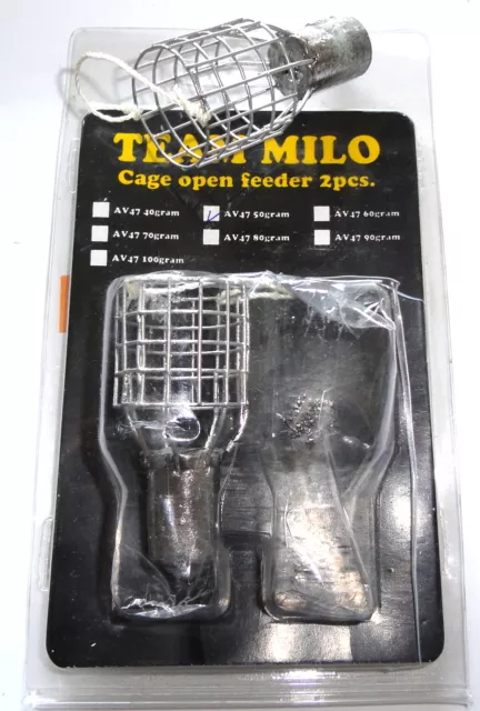 PASTURATORE Milo AV-47 Method Feeder Metal LANCIO GR 50 A BICCHIERE  2PZ