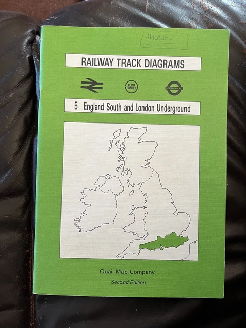 SOUTHERN AND TFL: Bk. 5 Railway Track Diagrams by Quail Paperback Book ...