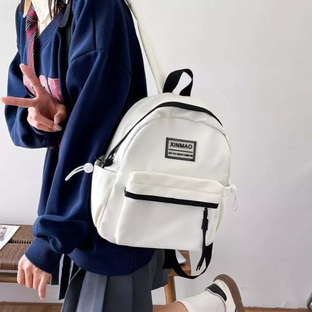 Simple Travel Backpack Oxford Cloth Japanese Style Backpack  Women