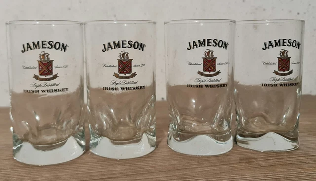 Jameson Irish Whisky 4 Bicchieri