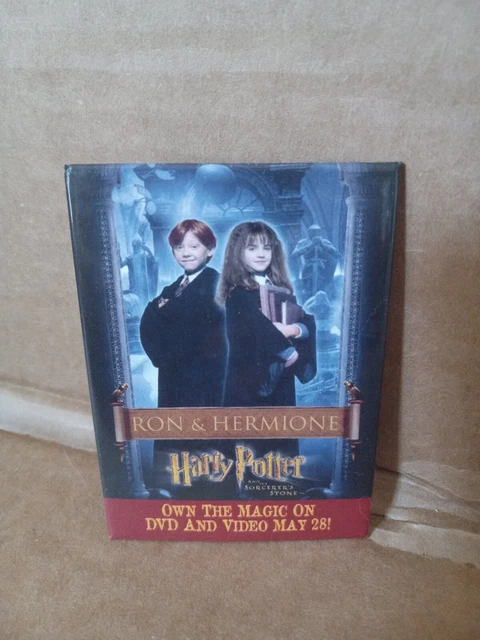 2002 HARRY POTTER & Sorcerer’s Stone DVD/VHS Video Release Promo Pin