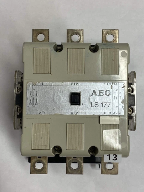 Schütz AEG LS 177 AC3:90kW/380V, AC1 Ith: 225A, Spule: 230V gebraucht