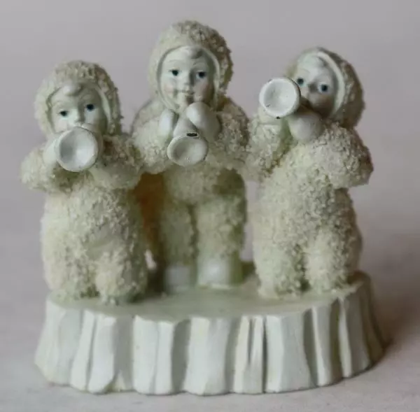 Dreamsicle Angels Figurine Playing Trumpet Department 56 Miniature Cast Iron Fig