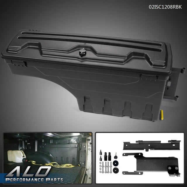Fit For 15-20 Ford F-150 Truck Bed Wheel Well Storage Toolbox w/Lock Right Side