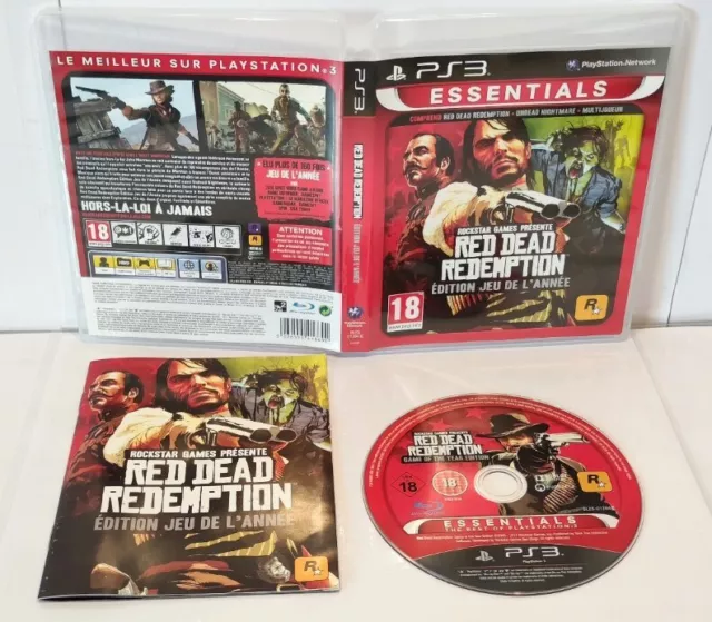 Red Dead Redemption GOTY Édition Jeu De L'année Jeu PS3 Region Free Fr TBE