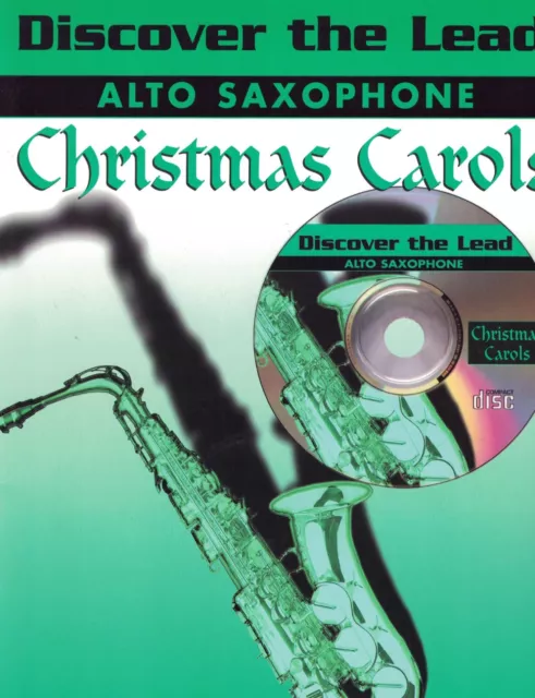 EASY CHRISTMAS CAROLS For ALTO Sax saxophone Play Along Sheet Music Book CD