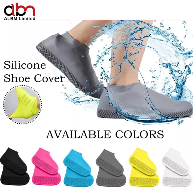 Resistant Silicone Overshoes Rain Waterproof Shoe Covers Boot Cover Protector