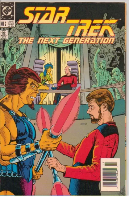 "STAR TREK" (TNG) Vol 2 No 2 1989 Moore Cover "Murder, Most Foul" DC NMT+ 9.6